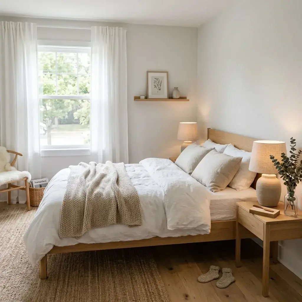 Útulná ložnice v Karlíně